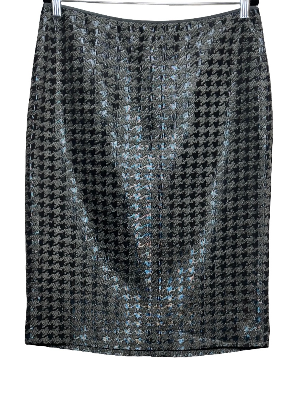 LINDA ALLARELLEN TRACY Women Black and Gray Pencil Skirt, Size 12